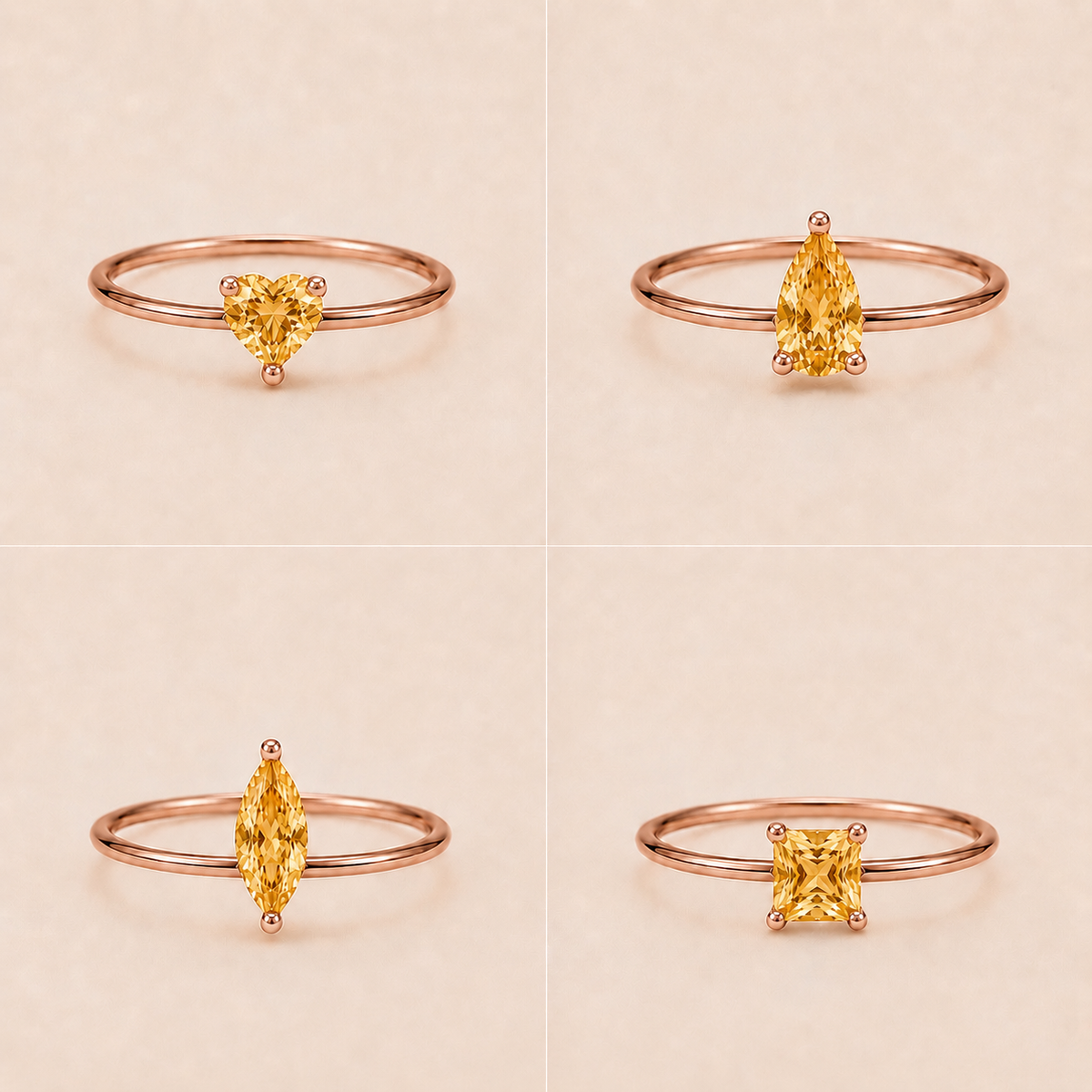 11月 Citrine Ring