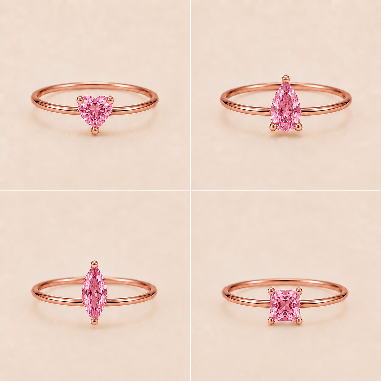 10月 Pink Tourmaline Ring