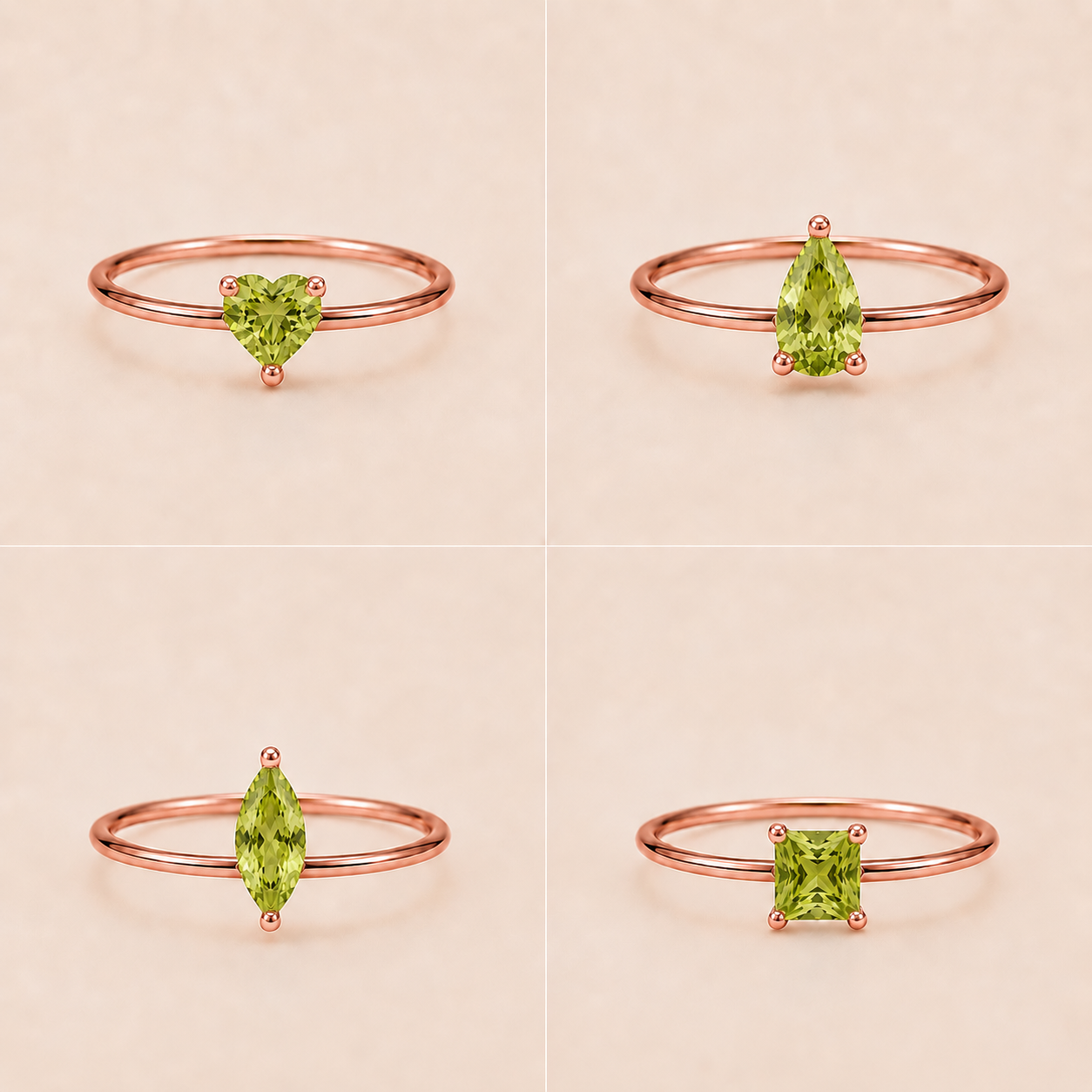8月 Peridot Ring