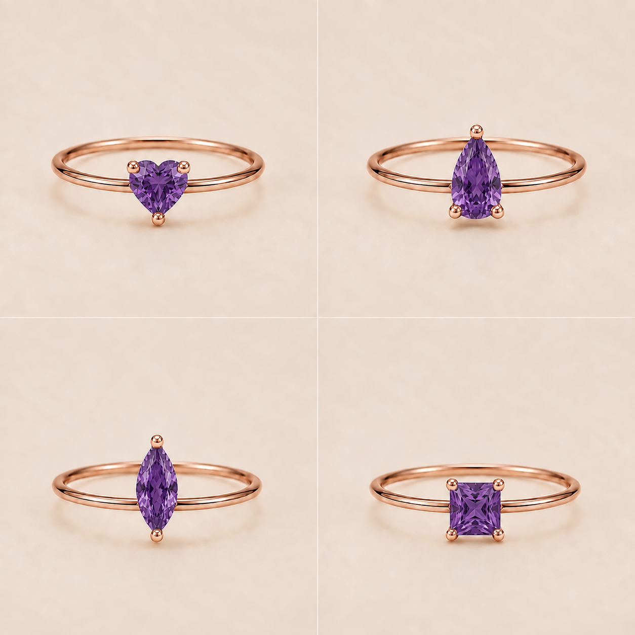 2月 Amethyst Ring