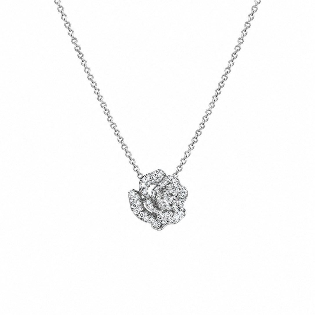 diamond-The Rose Necklace