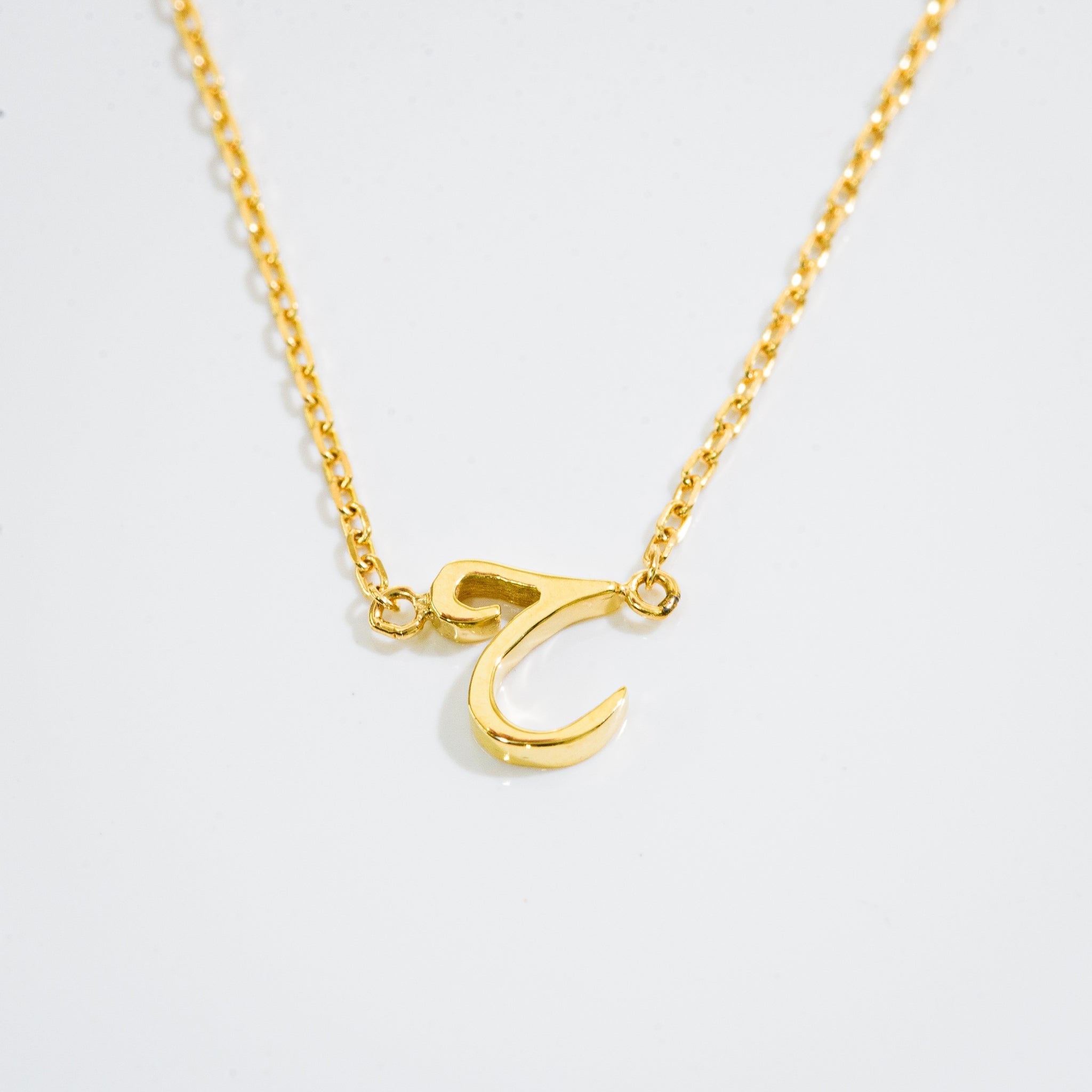 【H】Arabic Initial Necklace