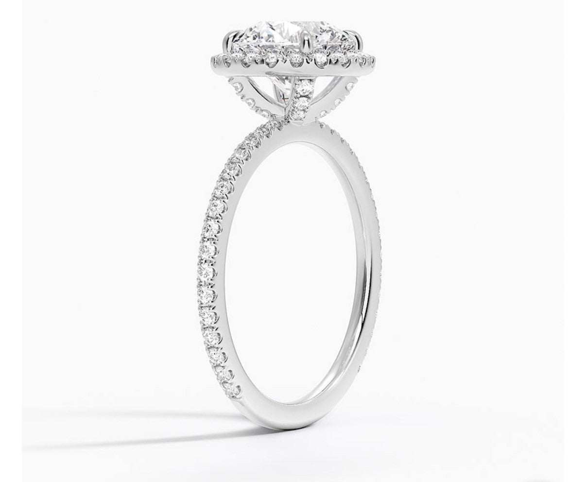 アルハブ アルハブディ ラウンドカット ヘイローリング