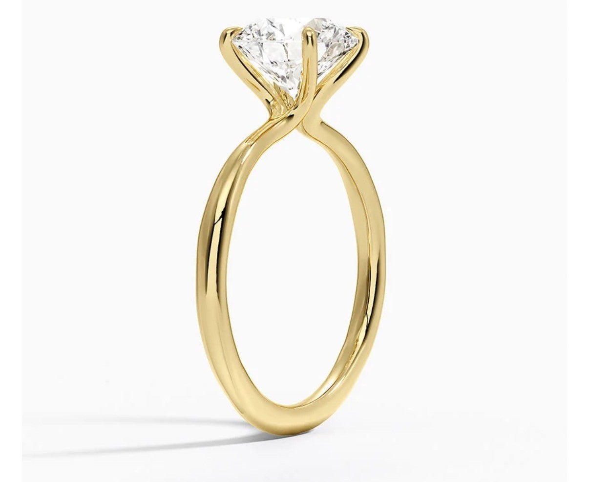 アルハブアルハブディ ラウンドカット ソリティアリング