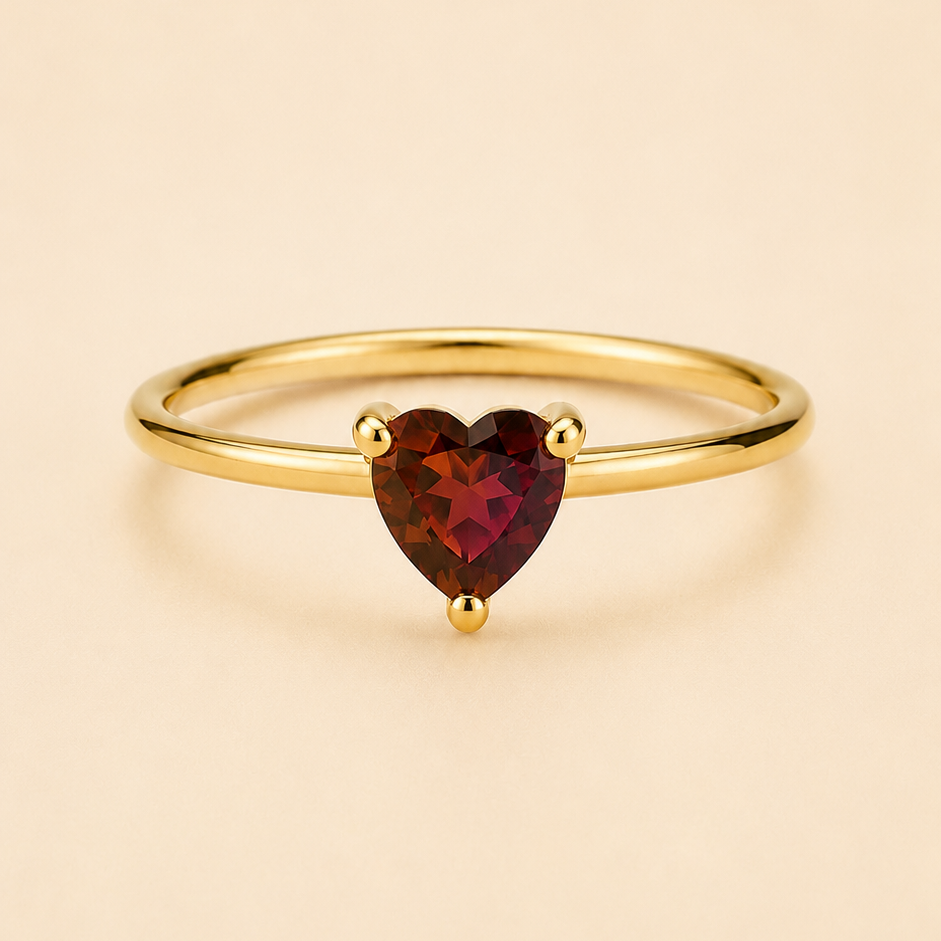 1月　Garnet stone Ring