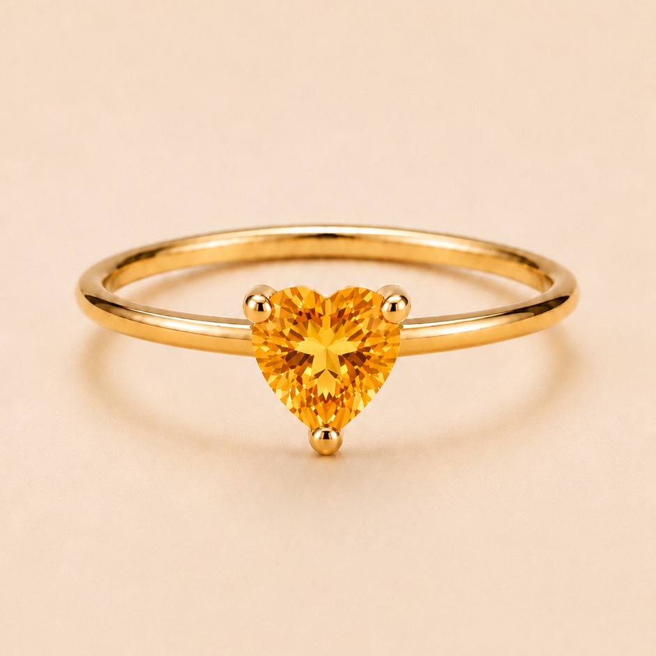 11月 Citrine  Ring