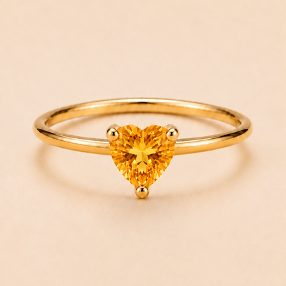 11月 Citrine  Ring