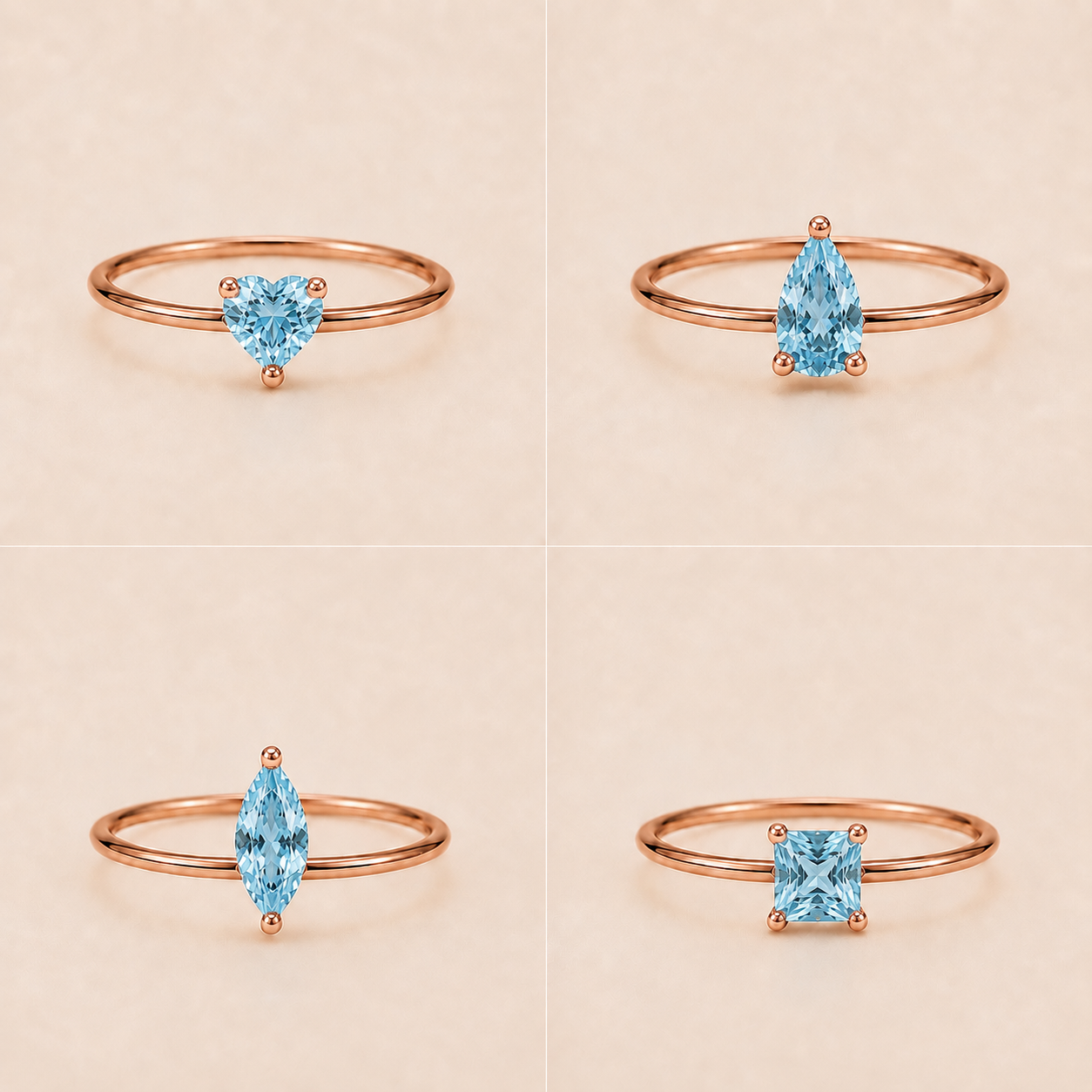 3月　Aquamarine  Ring