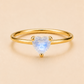 Heart Birthstone Ring　　【1月～6月】