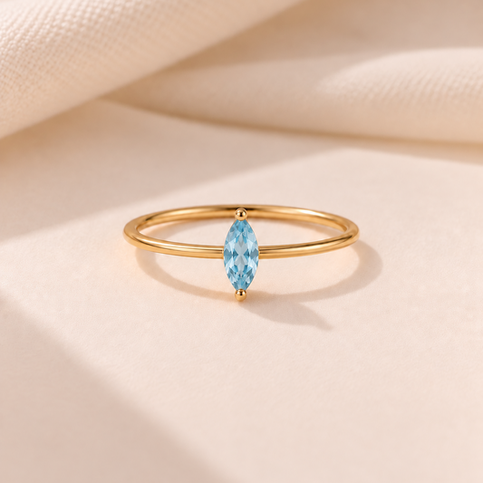3月　Aquamarine  Ring
