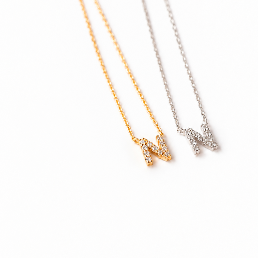 Diamond－Full Diamond Intial Necklace