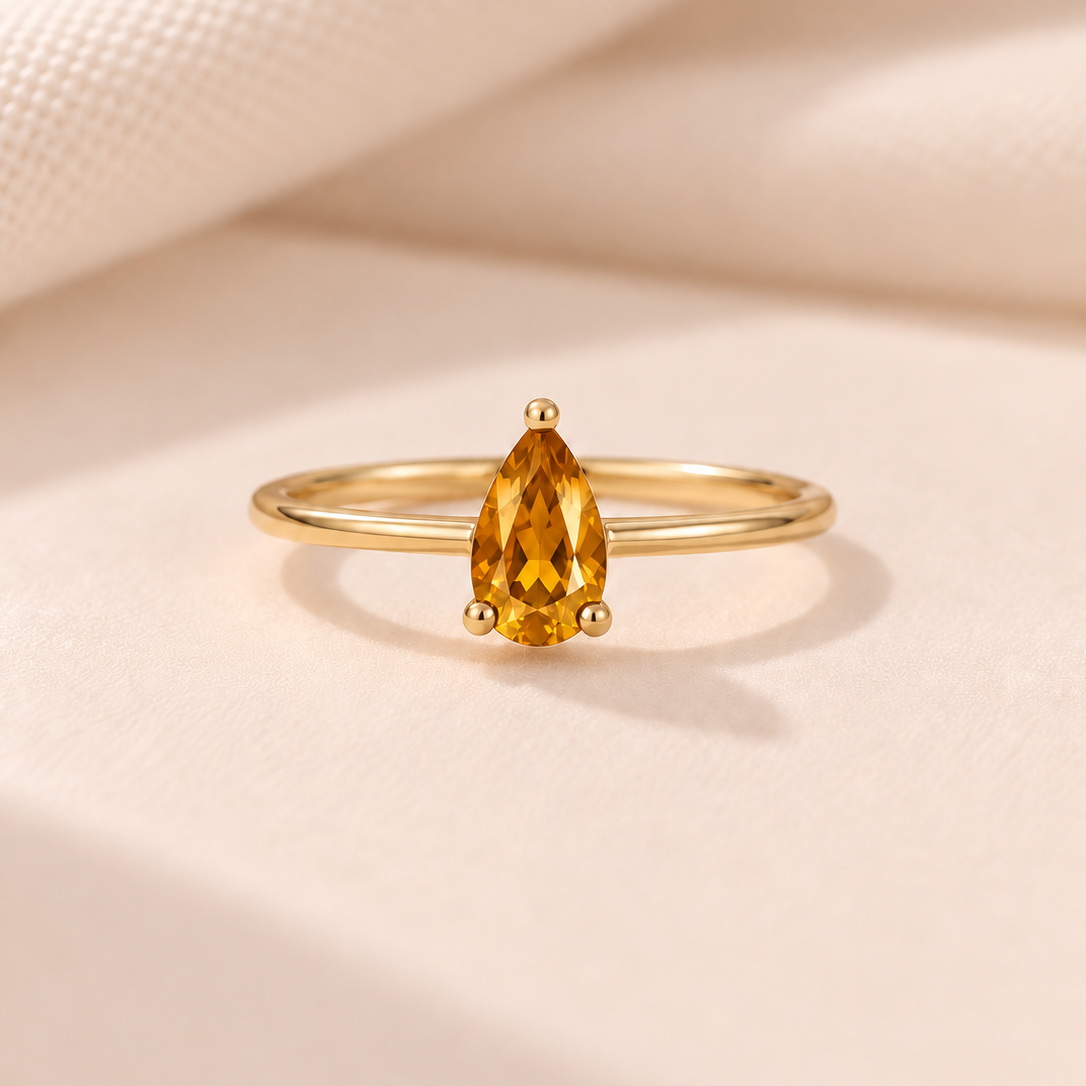 11月 Citrine  Ring