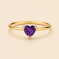 Heart Birthstone Ring　　【1月～6月】