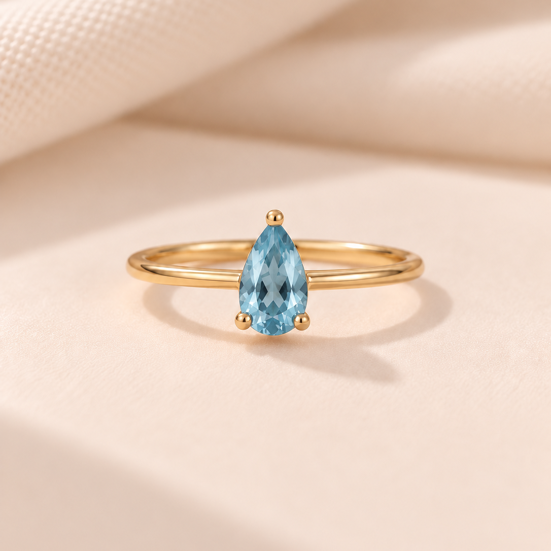 3月　Aquamarine  Ring