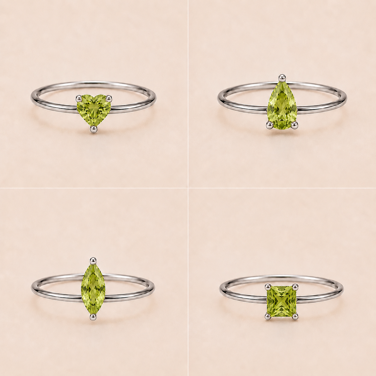 8月  Peridot Ring