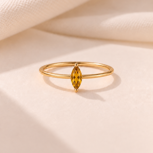 11月 Citrine  Ring