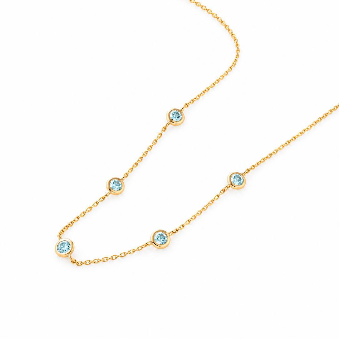 Color Diamond－ STATION NACKLACE