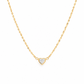 Diamond－Twin Heart Diamond Necklace