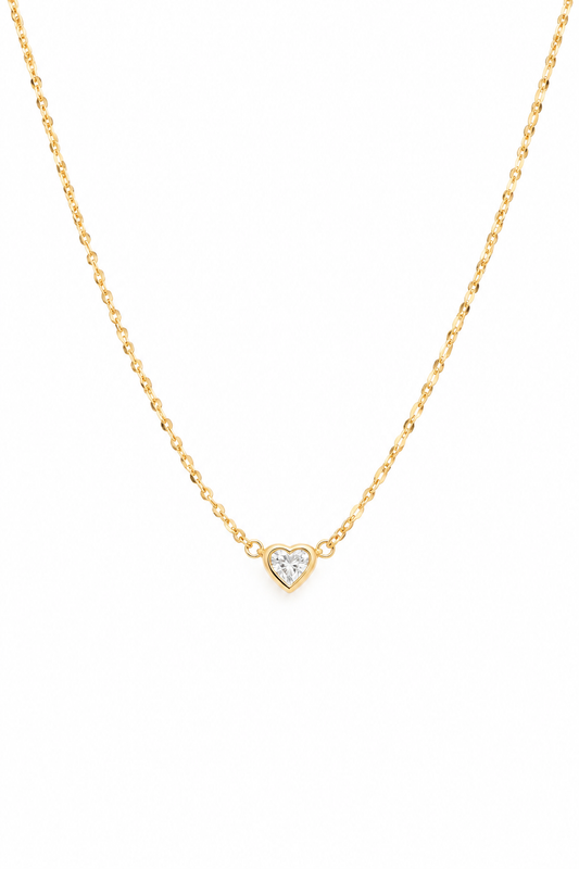 Diamond－Twin Heart Diamond Necklace