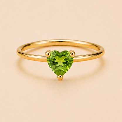 8月  Peridot Ring
