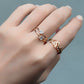 【princess Solitaire Diamond Ring】