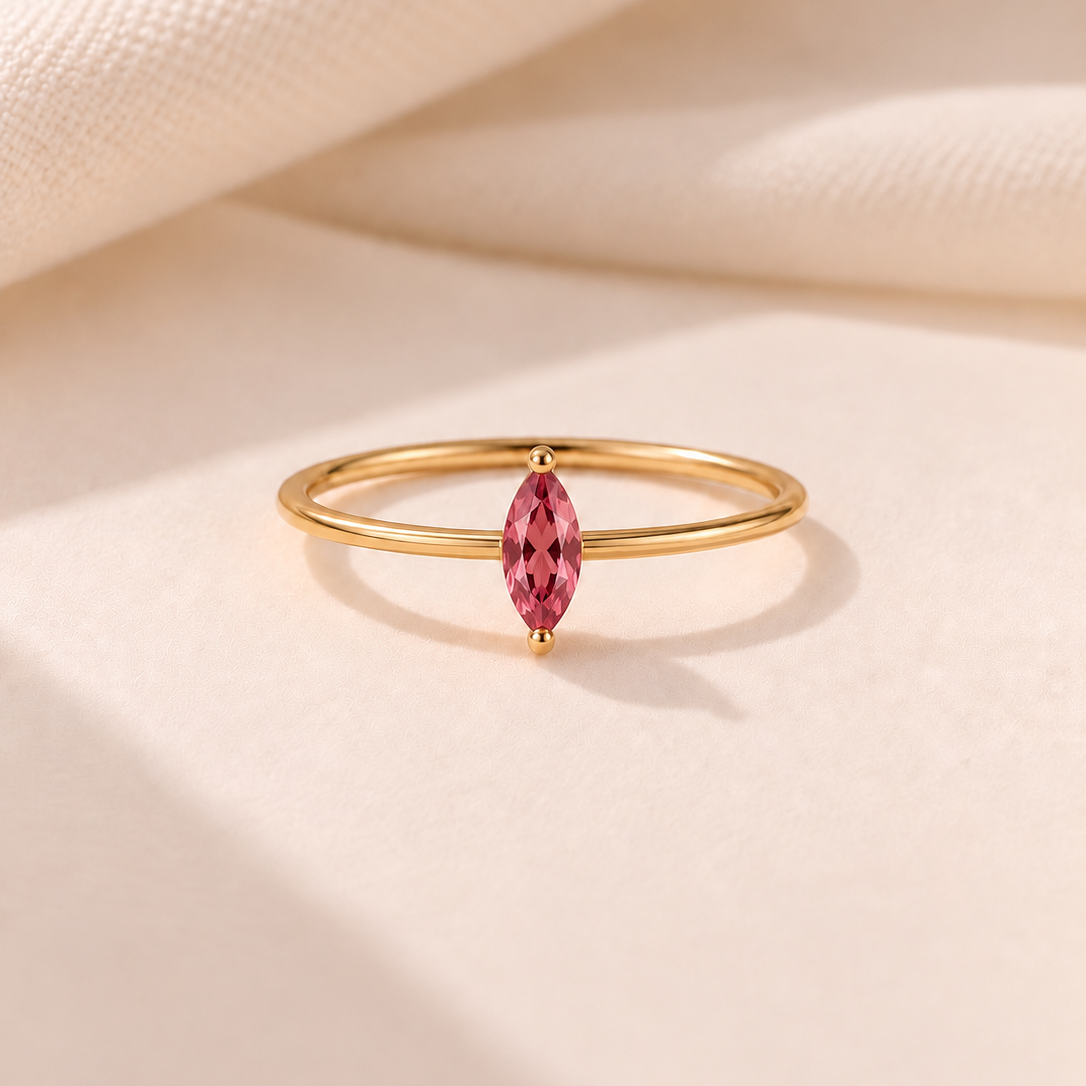 10月  Pink Tourmaline  Ring