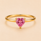 Heart Birthstone Ring　　【7月～12月】