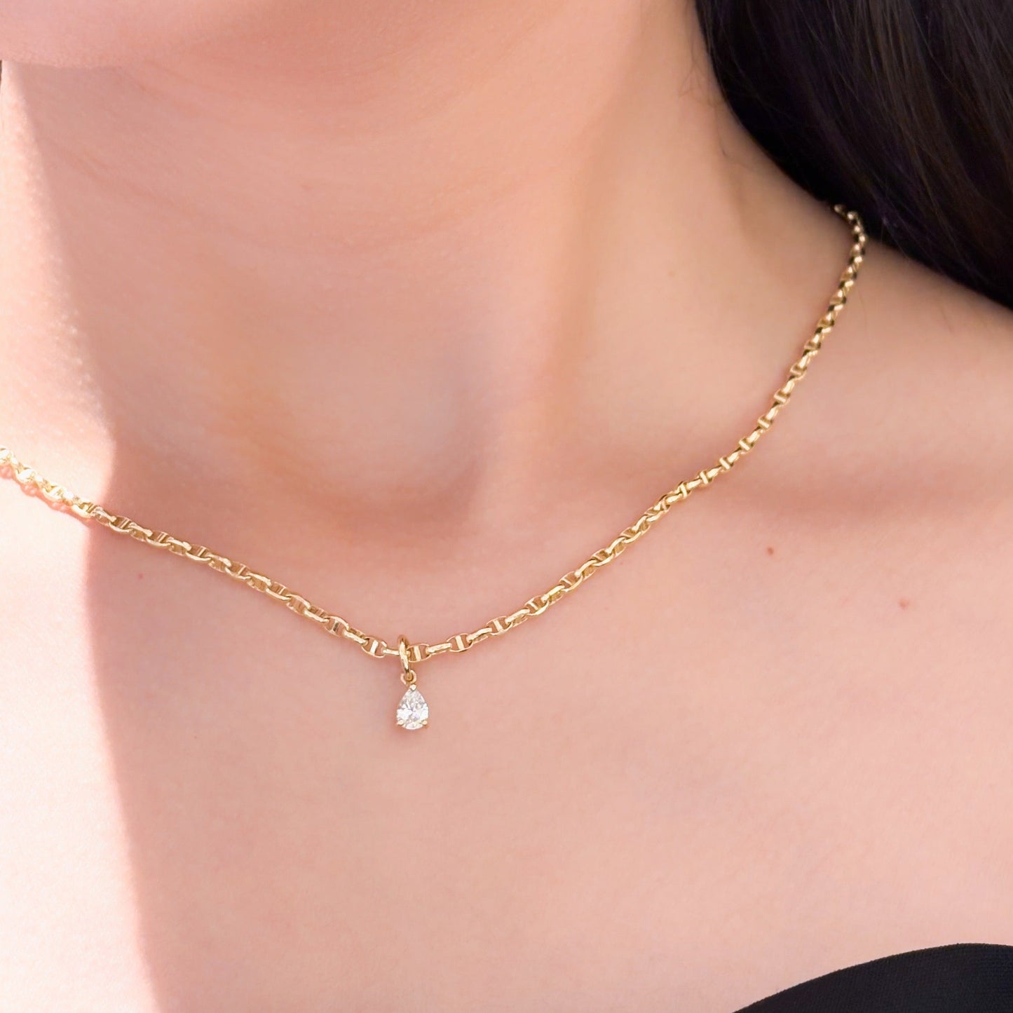 【 Diamond Pear Top】