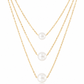 Pearl jewelry－Triple Akoya Pearl Necklace