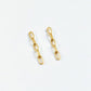 Crush Block Chain Earrings