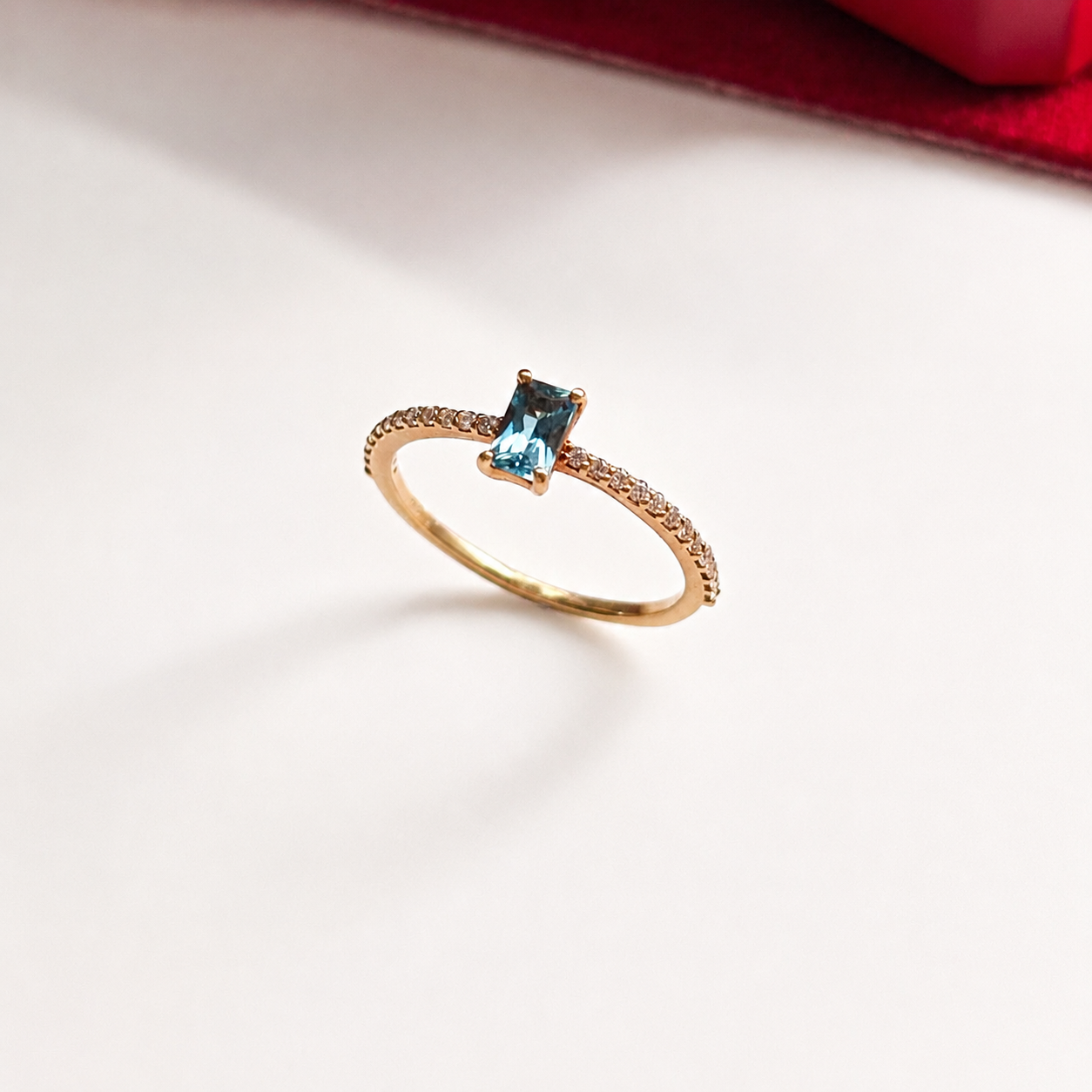 Louis & Lily Emerald Cut Ring
