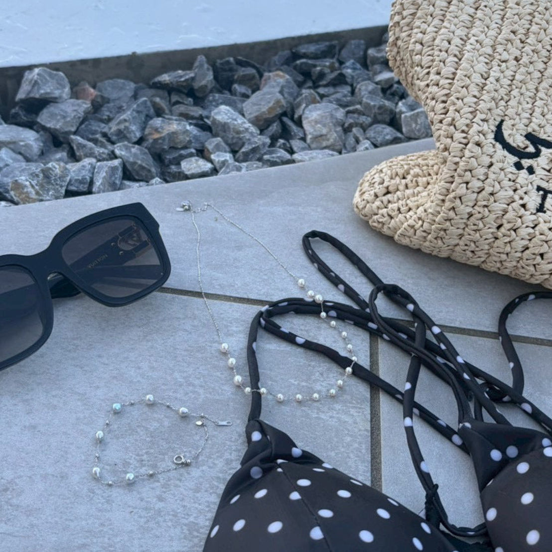 Akoya Pearl Station Necklace