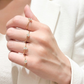 【princess Solitaire Diamond Ring】