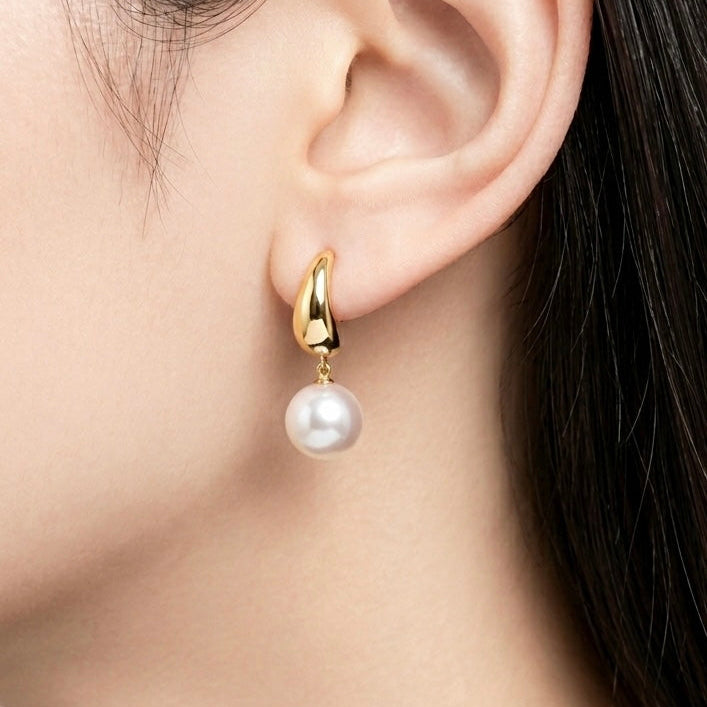 AKOYA PEARL MOONLIGHT EARING