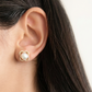 AKOYA PEARL FLORA HALO EARING