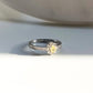 Oval Shape Yellow Diamond Ring