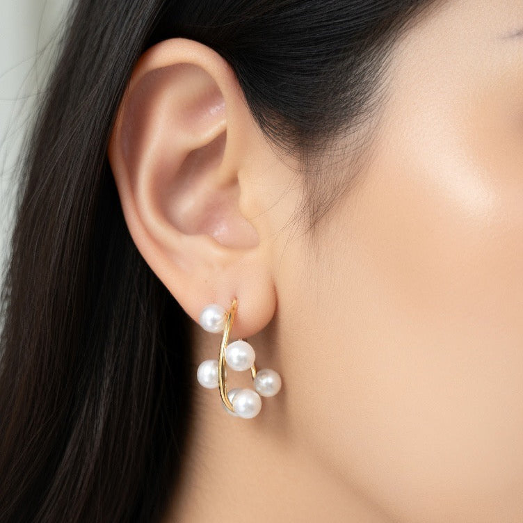 Multi Akoya Pearl Earings