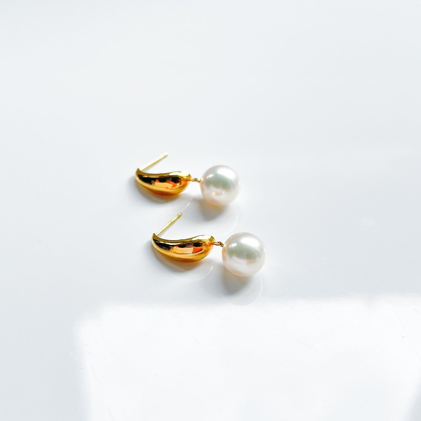 AKOYA PEARL MOONLIGHT EARING