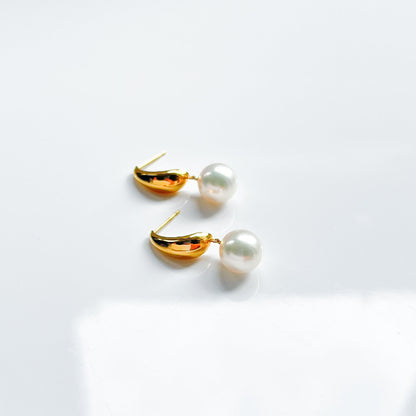 AKOYA PEARL MOONLIGHT EARING