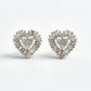 Diamond Heart Earrings