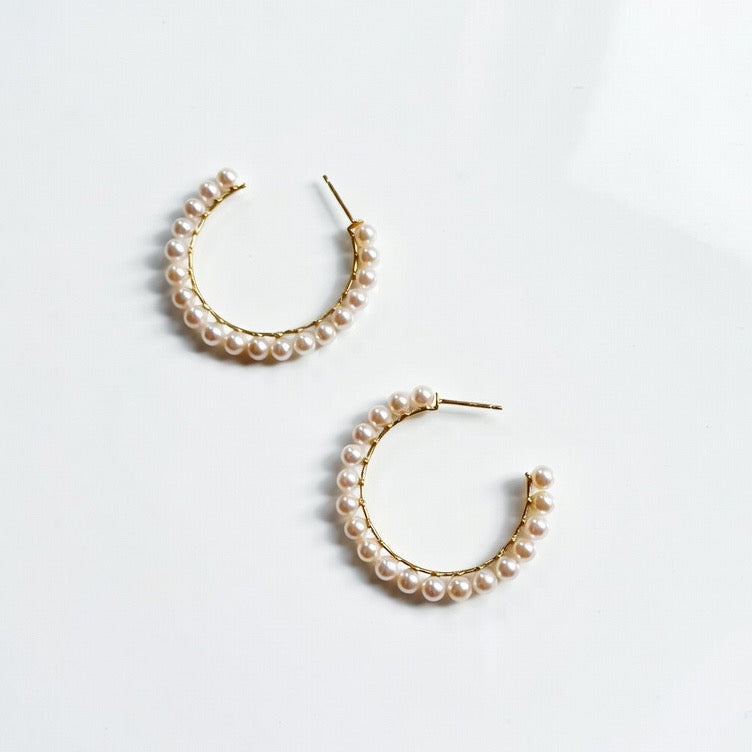 KC2 Pearl Earrings