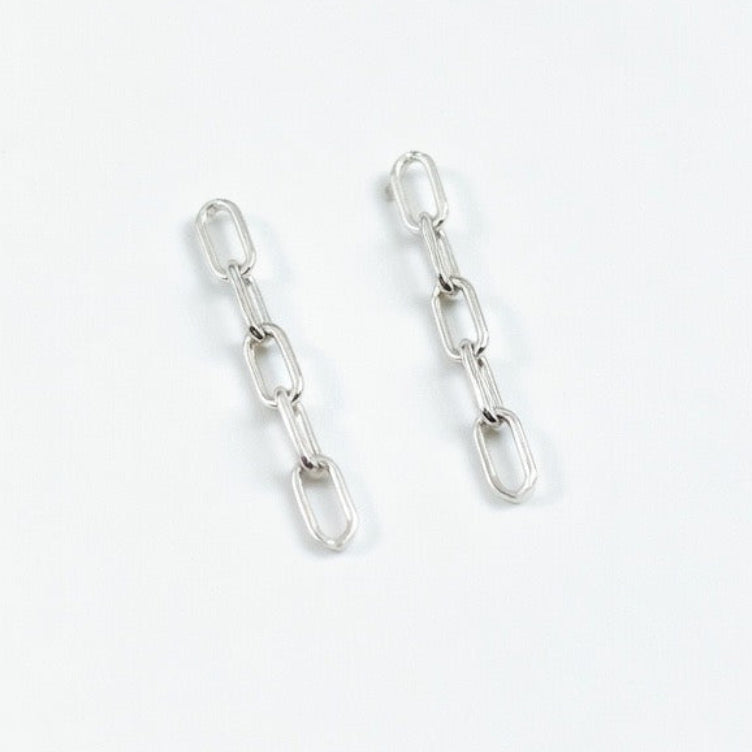 Crush Block Chain Earrings