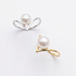 V Crush Pearl Ring
