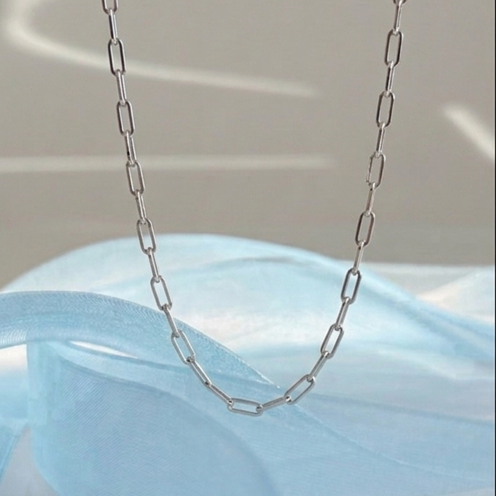 Crush Block Chain Small Necklace