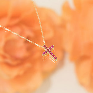 クロス ルビー ペンダント ルビー】クロスネックレス – JEWELILYTOKYO