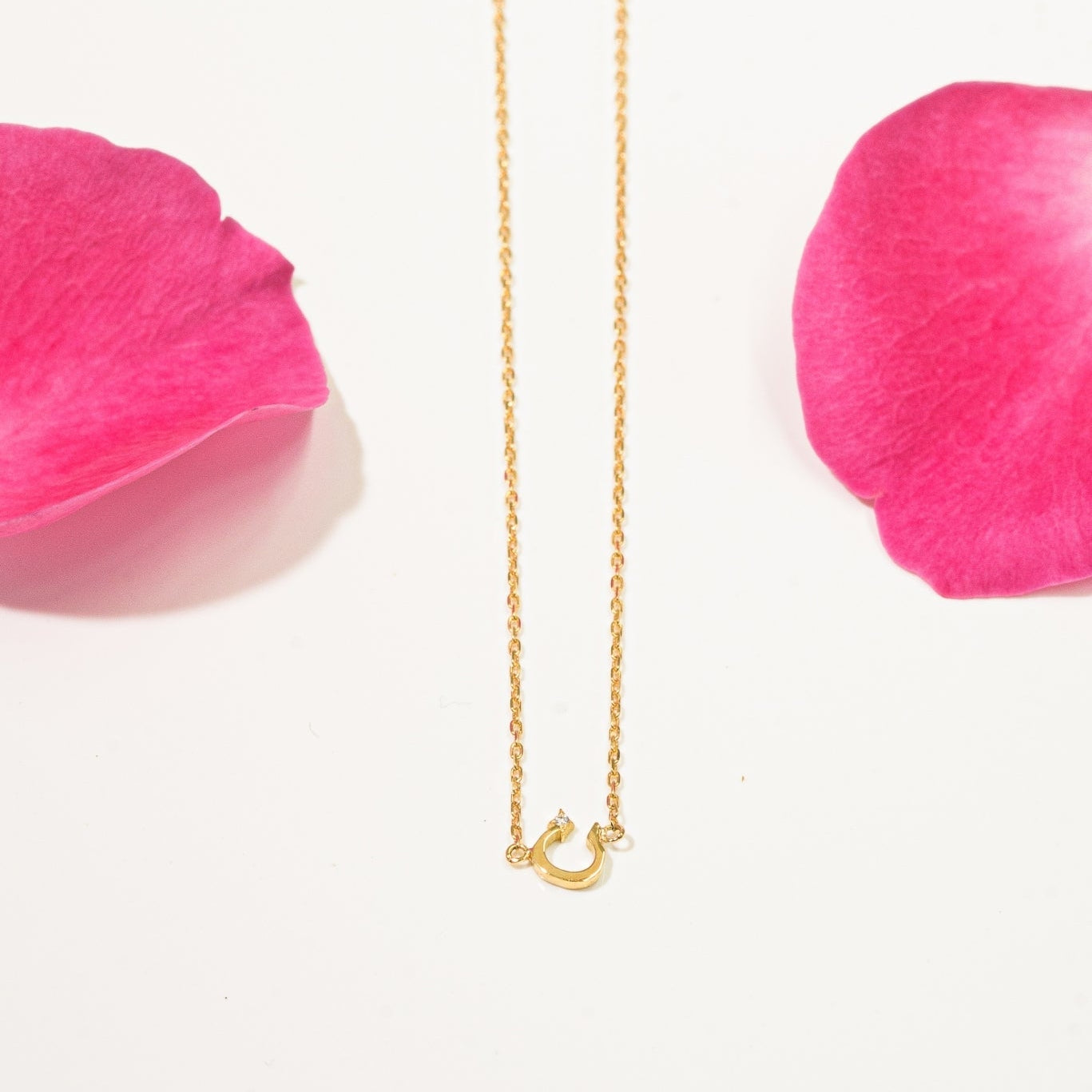 【N】Arabic Initial Necklace