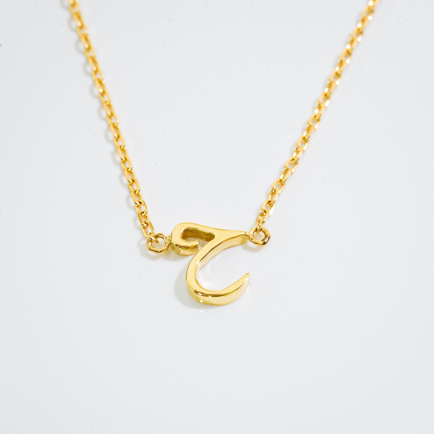 【H】Arabic Initial Necklace