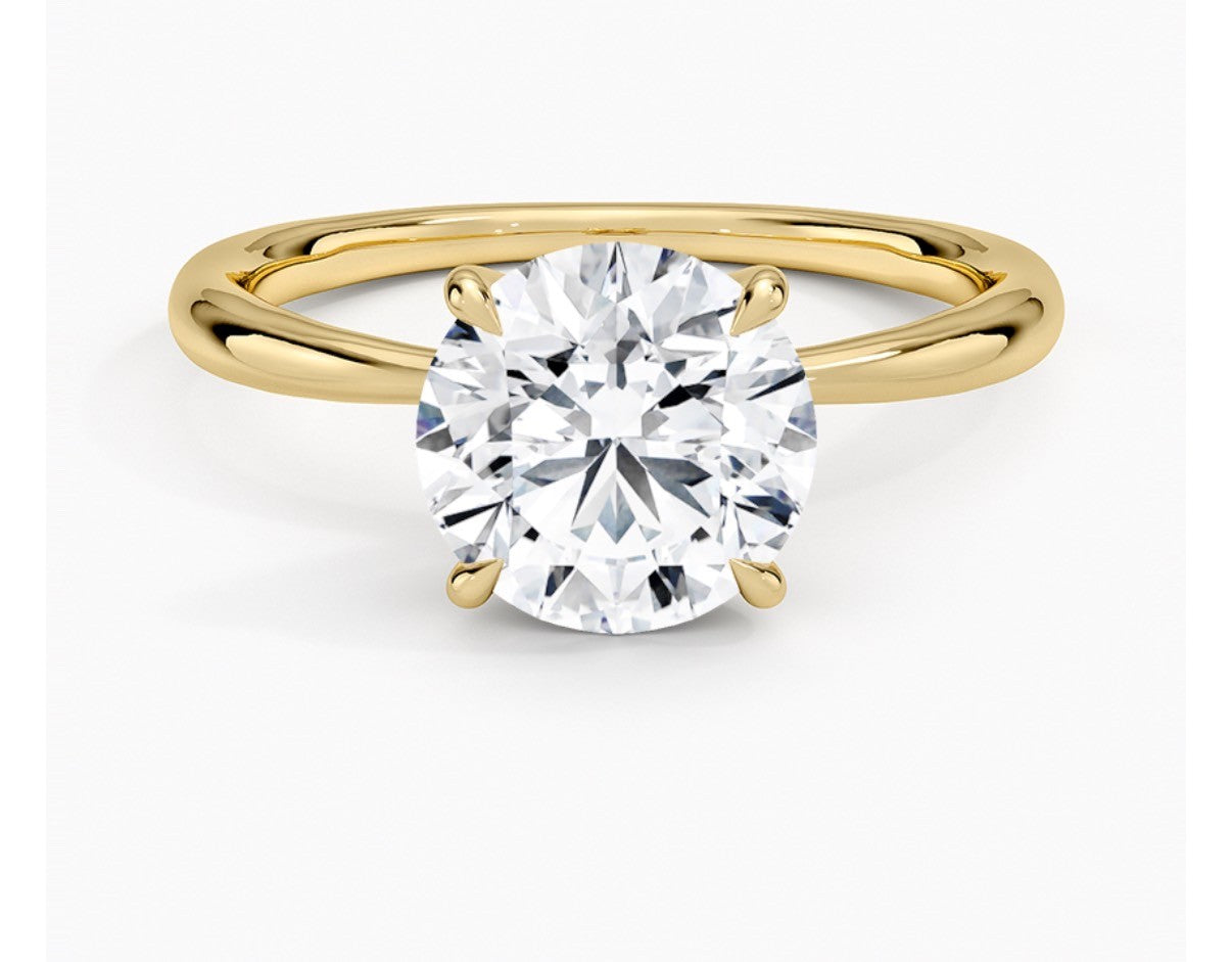 アルハブアルハブディ ラウンドカット ソリティアリング