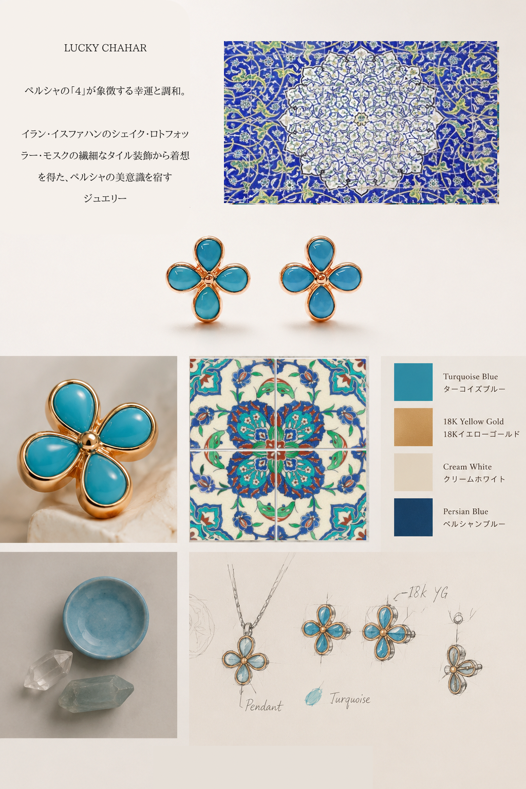 LUCKY CHAHAR 【TURQUOISE】