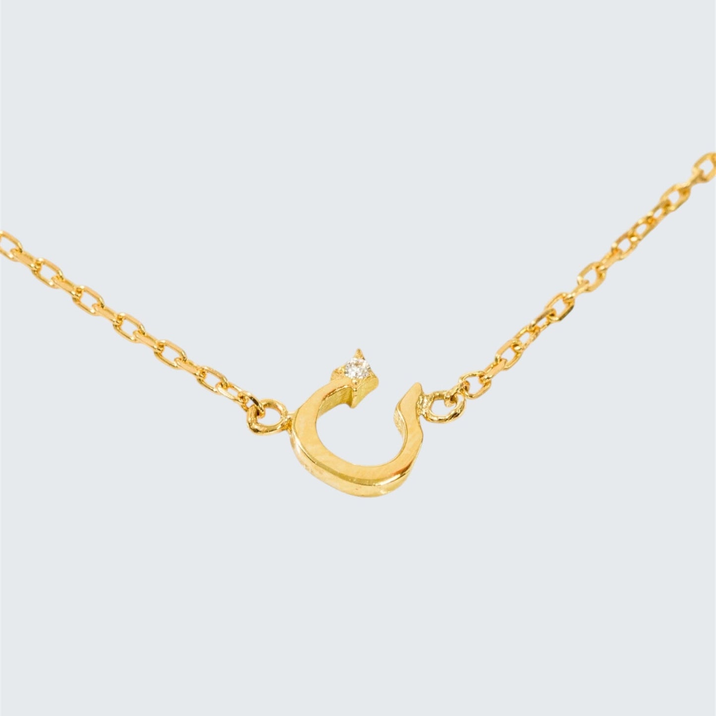 【N】Arabic Initial Necklace